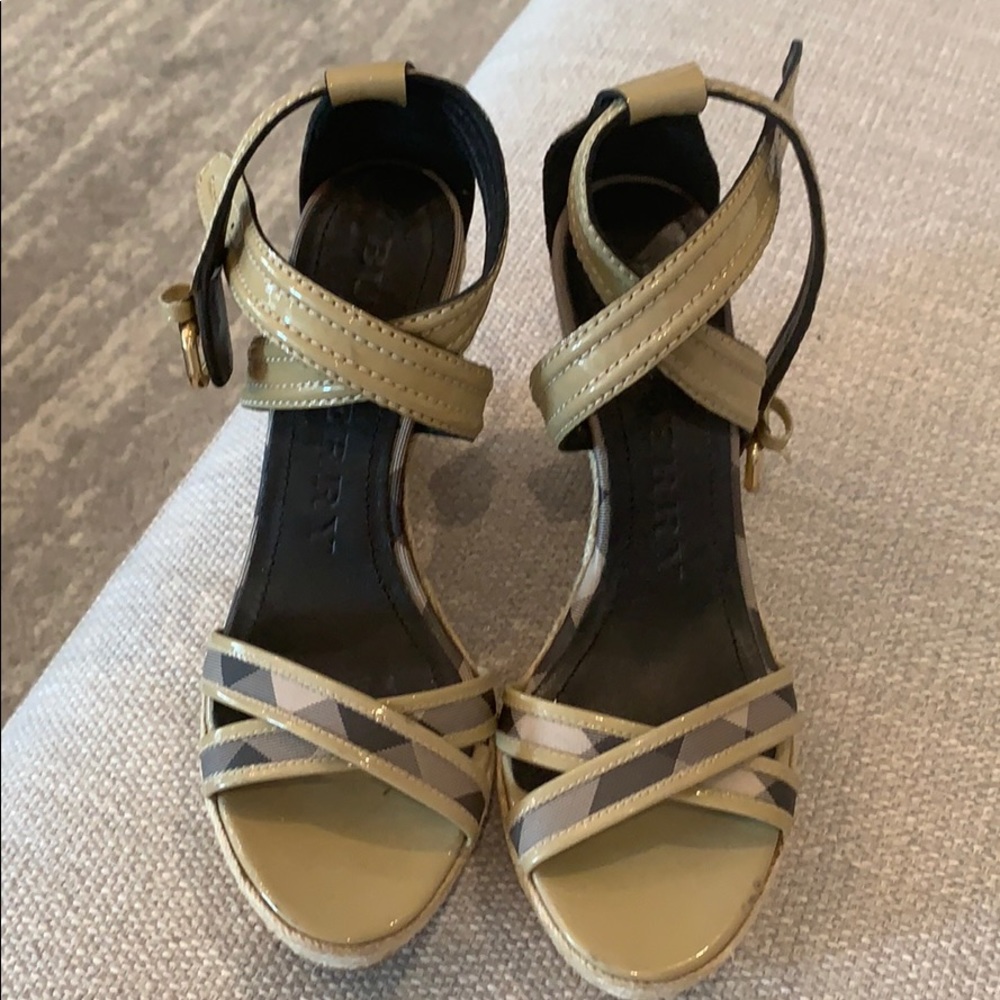 Burberry Espadrille Wedges